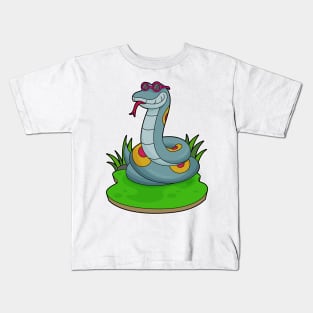 Snake Sunglasses Kids T-Shirt